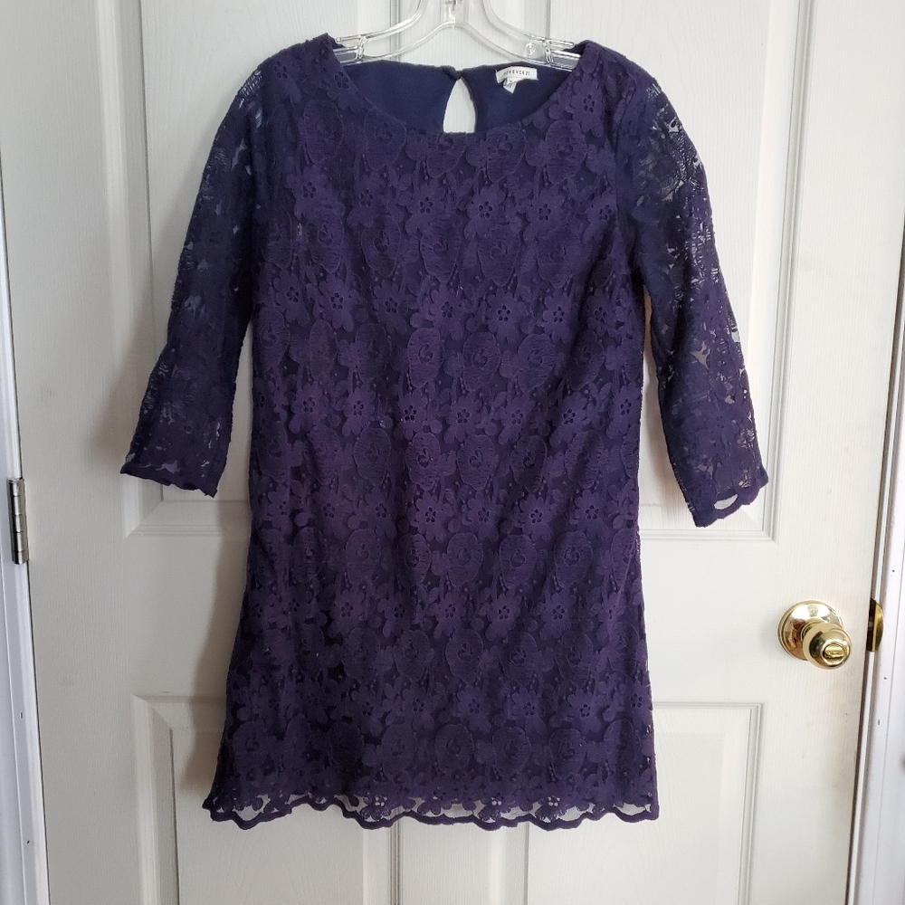 Forever 21 Navy Blue Lace Dress.